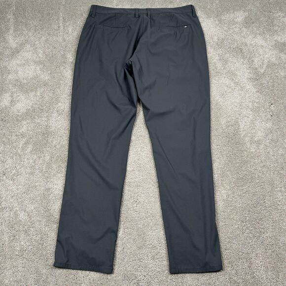 Travis Mathew Golf Pants Men’s Size 36 X 32 Gray Performance FLAT FRONT STRAIGHT - Picture 5 of 6